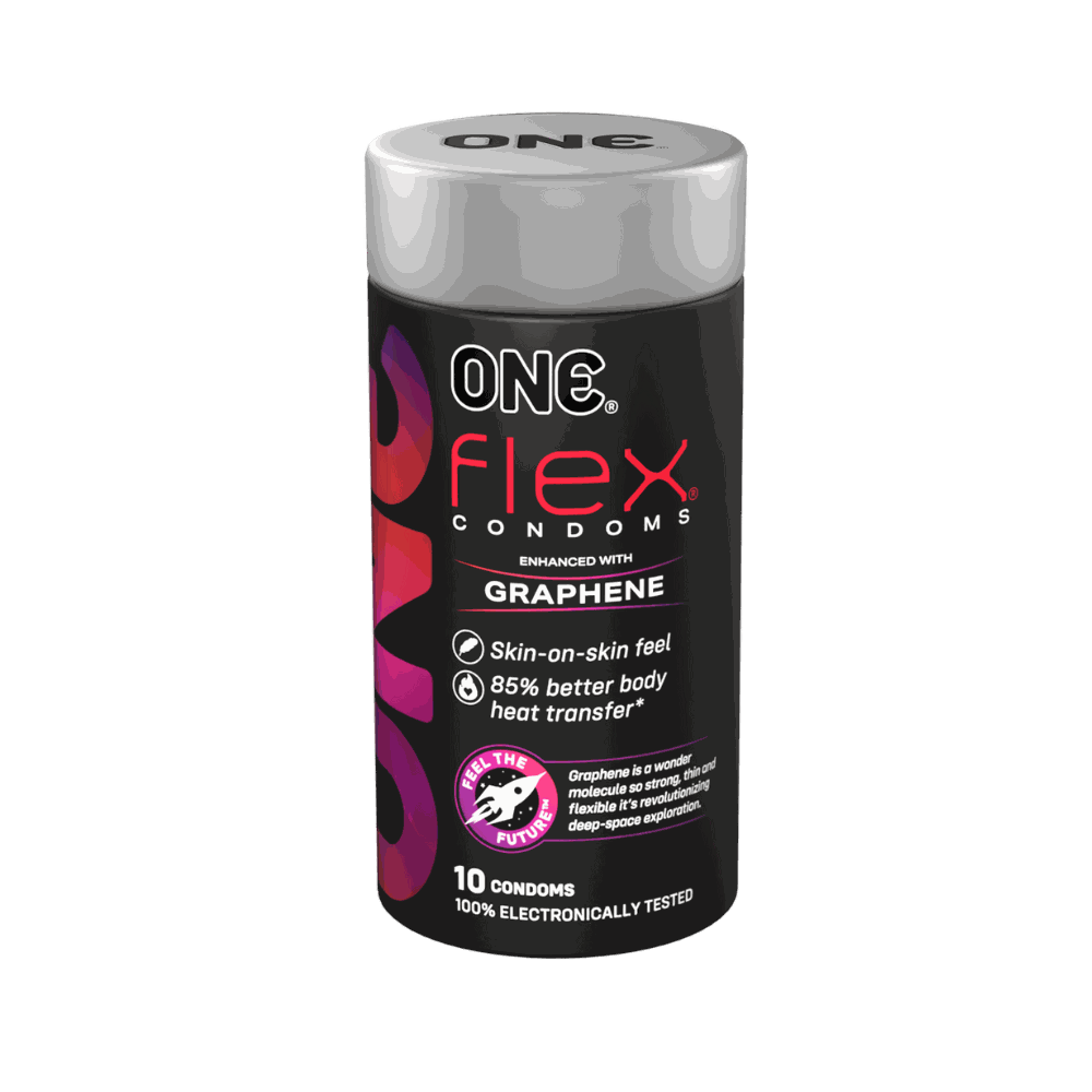 ONE «Flex» 10 condoms, enhanced with Graphene