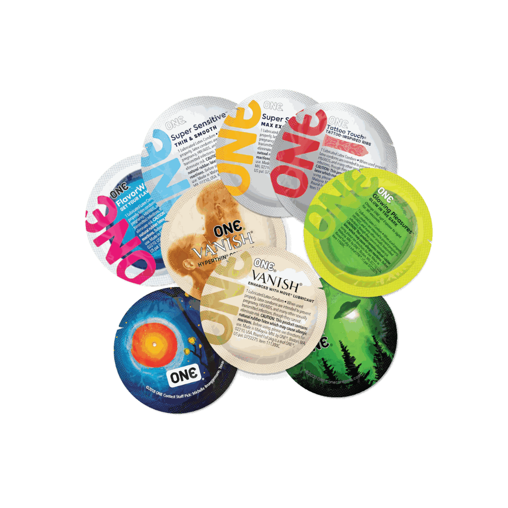 ONE Mixed Pleasures, 12 assorted condoms
