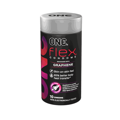 ONE «Flex» 10 condoms, enhanced with Graphene