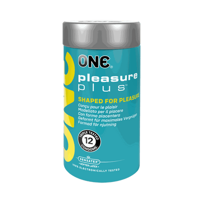 ONE Pleasure Plus, 12 special shaped condoms