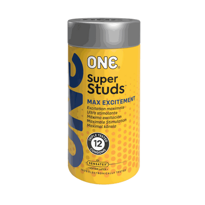 ONE Super Studs, 12 dotted condoms