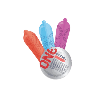 ONE Tattoo Touch, 12 condoms with tattoo-inspired rib design