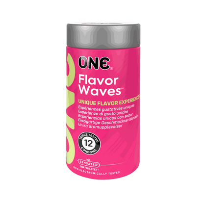 ONE Flavor Waves, 12 tasty condoms